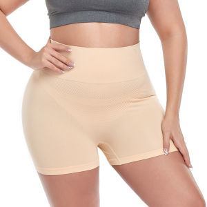 40-150kg Plus Size High Waist Honeycomb Pants Belly Control Hip Lifting Body Shaping Safety Pants Underwear