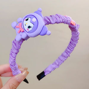 Murah Banget - Lucu Kerut Headband / Bandana Anak Perempuan Motif Kerut / Bando Scrunchie Sanrio / Headband Fashion Korea Lucu
