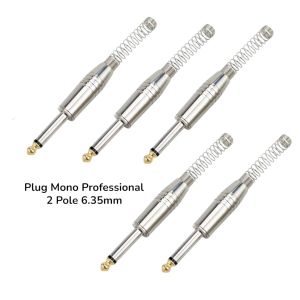 ปลั๊ก MIC MONO ขนาด 6.35MM ✨ ปลั๊กไมค์โมโน ขนาด 6.35 มม. แบบตรงท้ายเกียวสปริง ใช้สำหรับเชื่อมต่อสัญญาณไมค์โมโน. ออกแบบมาเพื่อใช้กับอุปกรณ์เชื่อมต่อสัญญาณ แจ็คไมค์ แจ็คกีร์ต้า และเครื่องเสียงบ้าน. รุ่น JM-004 ให้ความสะดวกในการใช้งาน. คุณสมบัติเด่น 🔌