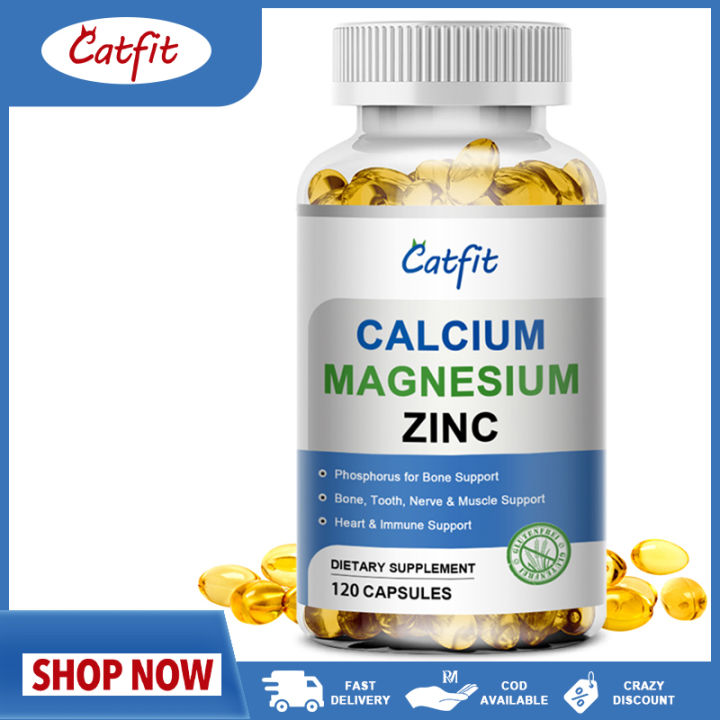 Calcium Magnesium Zinc Supplement to Build Strength | Support Bone ...