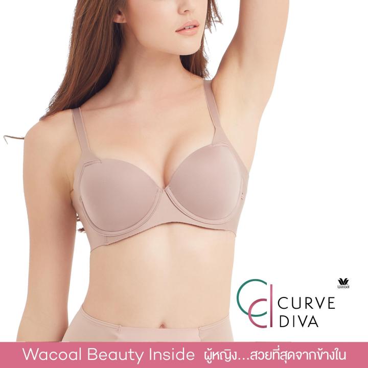 Wacoal Curve Diva, good cup, firm bra, big cup girl, model WB7914, ova –  Thai Wacoal Public Company Limited