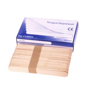 100 Pcs Tongue Spatel Kayu Spatula Wax Wooden Tongue Depressor Spatula Waxing Kayu Spatula Lidah Kayuisi