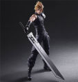 PLAY ART Version Final Fantasy VII Cloud Strife Tifa Lockhart Action Figure Toy with Box for Kids Collection Birthday Gift for Kids 25-27cm. 
