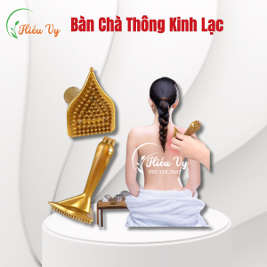 Bàn chà vàng massage cổ vai gáy body đả thông kinh lạc | Bàn chải tiên vàng dưỡng sinh cổ vai gáy