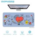 Gigaware BT21 Universtar Design Extended Mouse Pad Gaming Mousepad. 