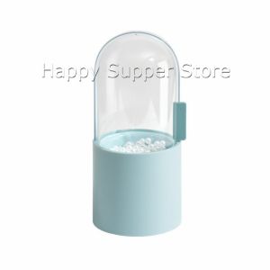 Happy กล่องเก็บแปรงแต่งหน้า มีลูกปัดมุขแถม กล่องเก็บของตั้งโต๊ะ makeup brush storage box