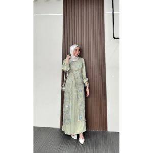 BISA COD - BEST SELLER KINAR DRESS TULLE BUSUI FRIENDLY SIZE M L XL XXL DRESS KONDANGAN DRES SPESTA DRESS BRIDESMAID DRESS WISUDA DRESS LEBARAN TERBARU