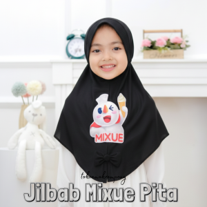 Kerudung Anak Gambar Mixue Jilbab Instan Hijab Anak