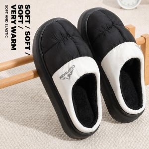 BETTERFORM Ấm áp Dép bông nam Đã được làm dày Lót lông cừu Dép đi trong nhà Thường ngày Sự thoải mái Giày đi trong nhà Mùa Thu Đông