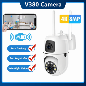 V380 cctv camera for house wireless connect phone for home 1080P IP Camera Degree WiFi Portable Indoor Night Vision Baby Moniter