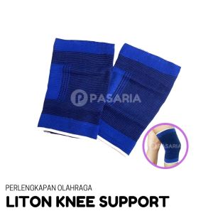 Liton DEKER LUTUT 8628 Biru Knee Support Kain Penahan/Pelindung Kaki Cidera