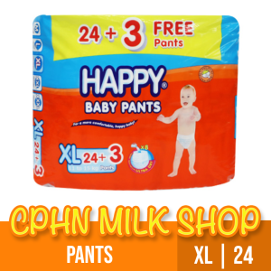 Happy Pants Baby Diapers XL 24