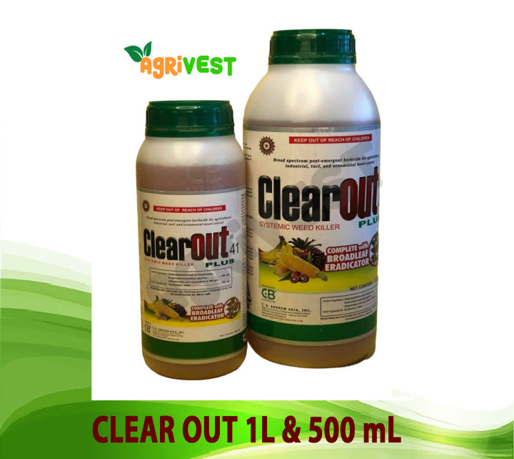 Clear Out Systemic Herbicide 1 Liter & 500ml 