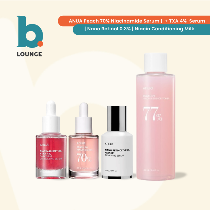 ANUA Peach 70% Niacinamide Serum | Niacinamide 10% + TXA 4% Serum ...