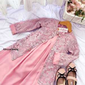 Gamis anak zakira / dress anak anak korean style / dress anak anak umur 9 tahun / dress anak broklat
