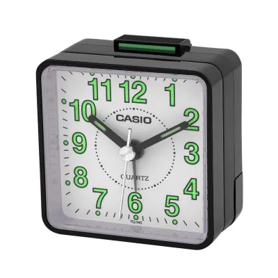 [Powermatic] CASIO TQ-140-1B MINI TRAVELLERS BEEPER SOUND ALARM TABLE CLOCK