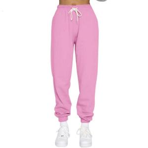 Womens winter new loose casual sportswear elastic waist pants harem pants