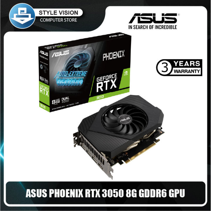 ASUS PHOENIX RTX 3050 8GB GDDR6 GRAPHIC CARD | Lazada