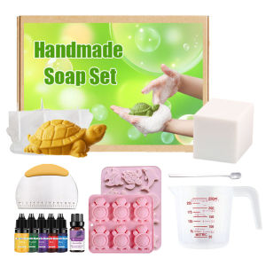 DIY Turtle Soap Making Kit Melt and Pour Soap Making Kit for Adults and Kids Handmade Soap Set Perfect Gift