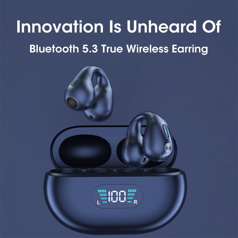2024 For Ambie Sound Earcuffs TWS Earbuds Wireless Earphones Bluetooth 5.3 Headphone HiFi Stereo Sports Waterproof Earhook Mic_voghion.com