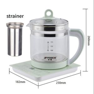 1.8L Electric Kettle Multi-function Health Pot Teapot Household Thick Glass Kettle Thermos With Strainer 養生壺