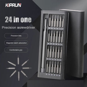 KIPRUN Screwdriver 24 in 1 Precision Screwdriver Set Portable Light Weight Screwdriver Kits Magnetic Screw Driver Bits Hex Bit Handle Mobile Phone Repair Screwdrive Kit Tools - Lazada