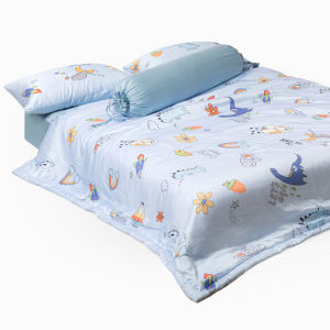 (Mẫu Mới) Bộ Chăn Ga Gối 5 Món Gòn Bedding Lụa Tencel 60s Hoạ Tiết 1m6x2m 1m8x2m
