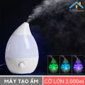 Máy xông tinh dầu khuếch tán sóng bằng siêu âm không tỏa nhiệt Tặng Tinh dầu thơm phòng khử mùi cỡ Lớn 500-2.000ml cho phòng &gt;20m2 thêm chức năng phun sương tạo ẩm hình Giọt nước và hình khác. 