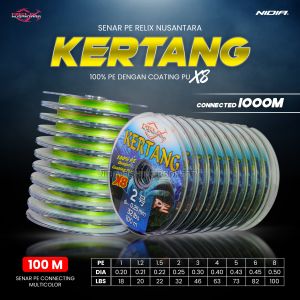 Senar Pancing PE Kertang X8 Relix Nusantara Connecting 100 Meter