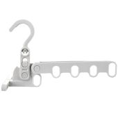 [HCM] Móc treo quần áo di động 5 lỗ treo gắn cửa gấp gọn Móc phơi đồ linh hoạt xoay 360 gắn mọi nơi trong nhà-Cozy520