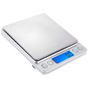 【New Arrival】 2kg/3kg/500g Gram Scale Accurate Weighting Digital Kitchen Scale LCD Display Jewelry Lab Carat Powder Scale for Home Use
