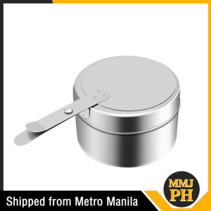 Chafing Dishes Fuel Holder Stainless Steel Fuel Holder Buffet Heater Alcohol Stove For Picnics