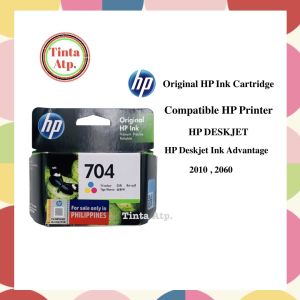 100 % Original HP Ink Cartridge 704 For Hp Deskjet Ink Advantage 2010  2060  K110a and K010a
