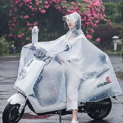Áo Mưa Hình Bông tuyết Áo Mưa Trong Suốt Thời Trang Áo Mưa Hoa Tuyết Cánh Dơi Siêu Dai Siêu Bền