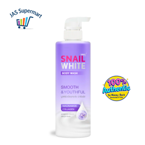 Snail White Smooth & Youthful Body Wash 500mL – Niacinamide & Collagen Skin Care Wash