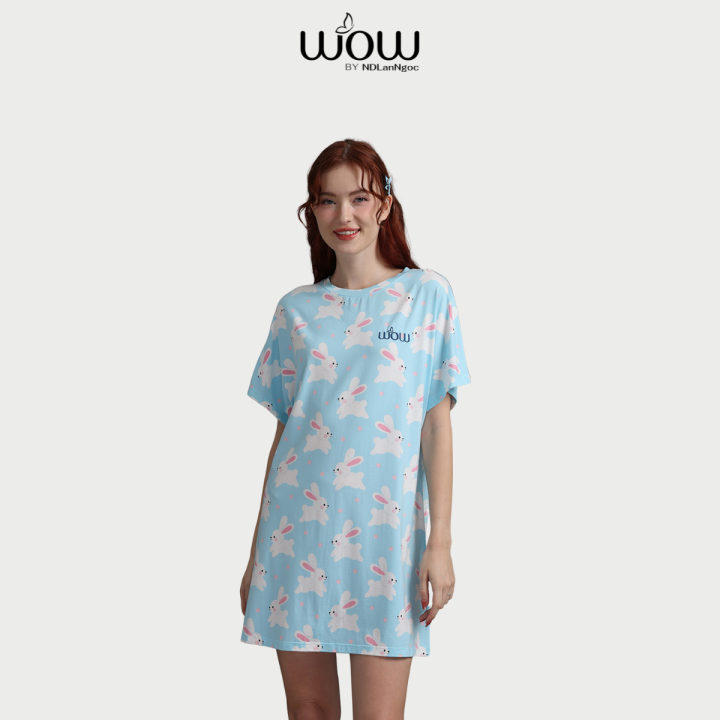 [Hàng mới về] Đầm ngủ dáng ngắn 𝐖𝐎𝐖 𝐛𝐲 𝐍𝐃𝐋𝐚𝐧𝐍𝐠𝐨𝐜 - N0010 | Lazada.vn