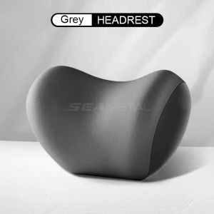 SEAMETAL Car Neck Pillow Headrest Lumbar Pillow Back Support Memory Cotton Cushion Neck Protection Car Head Rest Pillow