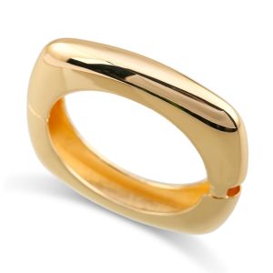 ERYRG Charm Irregular Wide Cuff Bangle Vintage Chunky Geometric Metal Bracelets Goth Hand Ring Exaggerated Punk Bracelets Gifts for Women Girl