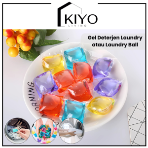 KIYO Gel Deterjen Laundry / Laundry Ball Anti Noda / Sabun Cuci Pakaian 3in1 / Sabun Cair Butir Ajaib Portable