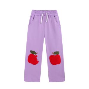 New Arrivals 2026 Girls Sweatpants Embroidery Autumn Spring Childrens Trousers Fashion Kids Clothing Full Length Pants2026