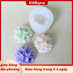 [COD] EHBqna 3PF Ship within 24 hours Hoa Cẩm Tú Cầu Silicone khuôn tự làm hương liệu nến thạch cao nhựa đất sét khuôn nhà bếp nướng bánh trang trí hoa khuôn