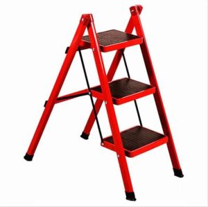 Step Ladder Folding with Anti-Slip Wide Pedal 250kg Sturdy Steel KMV Trading