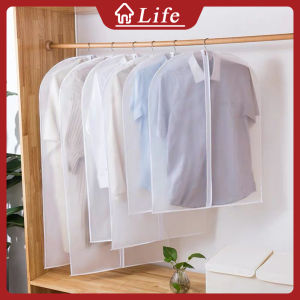 Transparent Garment Bag Dustproof Clothes Protector Cloth Cover Suit Set Coat  Non Woven PEVA Clothing Storage