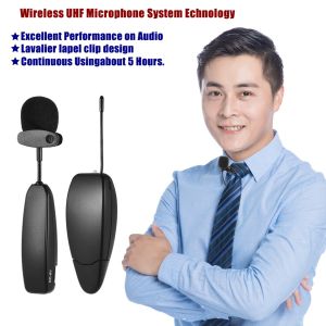 Lapel Wireless Microphone 600HMz for Recording Vlogging Videoke Original Lavalier Mic Teaching Magic Microphone Sing Karaoke The Receiving Distance Is 50 Meters Which Can Be Paired with 10 Receivers At The Same Time