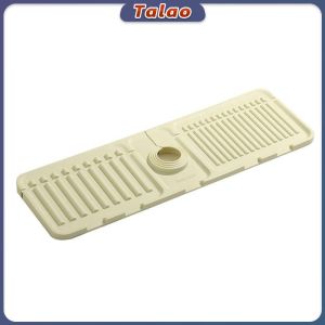 Faucet Splash Guard Mat Plastic Sink Drain Pad Sink Splash Catcher Countertop Protector Mat Kitchen Gadgets 3 Colors