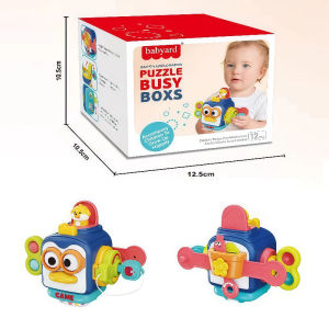 NIKO Baby Busy Ball Toy Penguin Shape Multifunctional Sensory Activity Toy Fine Motor Skills Early Learning Gift