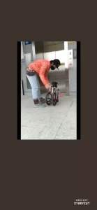 Foldable bike seatpost rolling wheel/easy wheel/all direction wheel