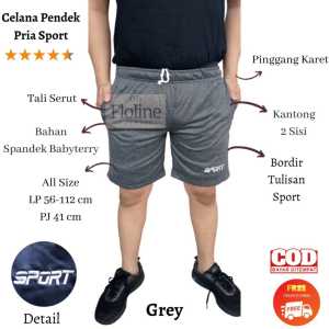 Floline Ols - Celana Pendek / Celana Santai / Celana Boxer Pria Sport High Quality