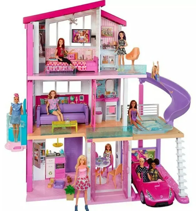 Barbie doll house 2024 with doll