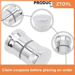 【ZTOYL】 Phong Cách Tắm cửa kính xử lý trượt vòi hoa sen cửa KnobDouble Sided kéo phần cứng phụ tùng thay thế cho phòng tắm cửa kính